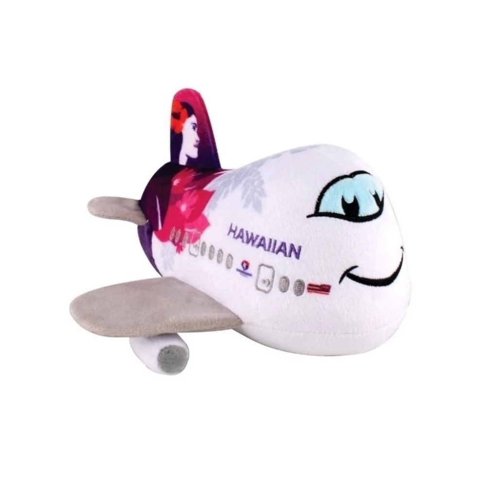 Hawaiian Airlines Aloha Daron Promo Plush Toy Jet Plane Airplane New MT026-1 NWT